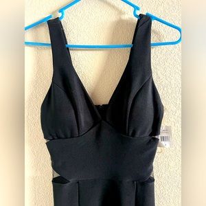 Black cocktail dress